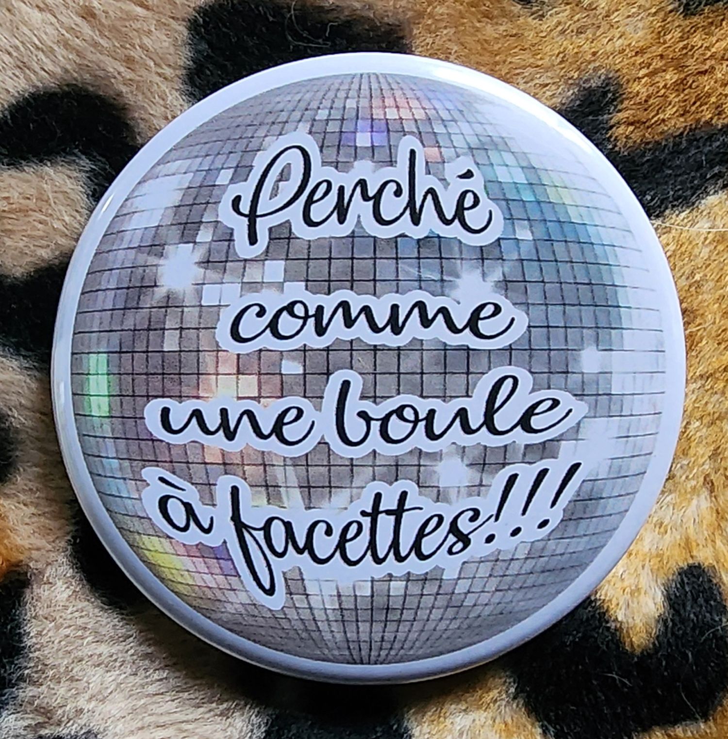 Badge "Boule à facettes" - création dunkerquoise