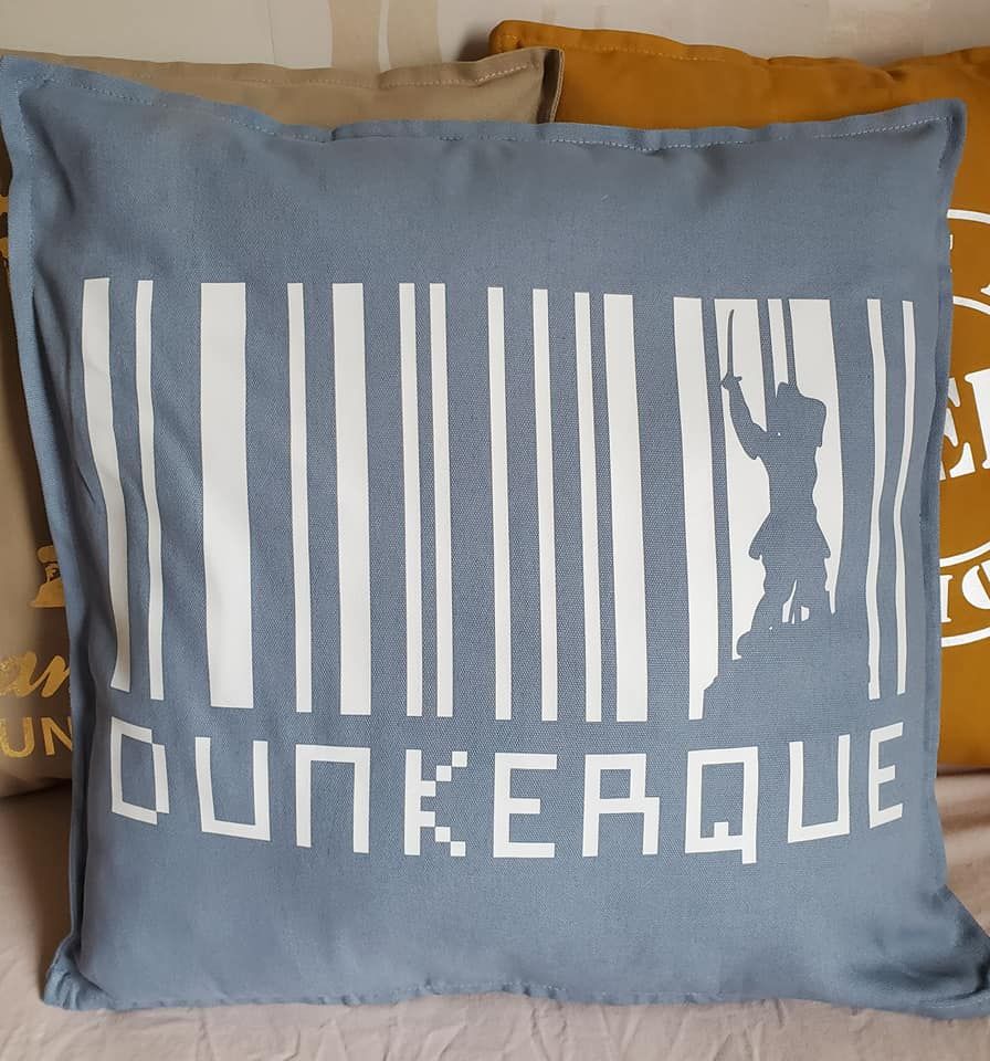 Coussin bleu