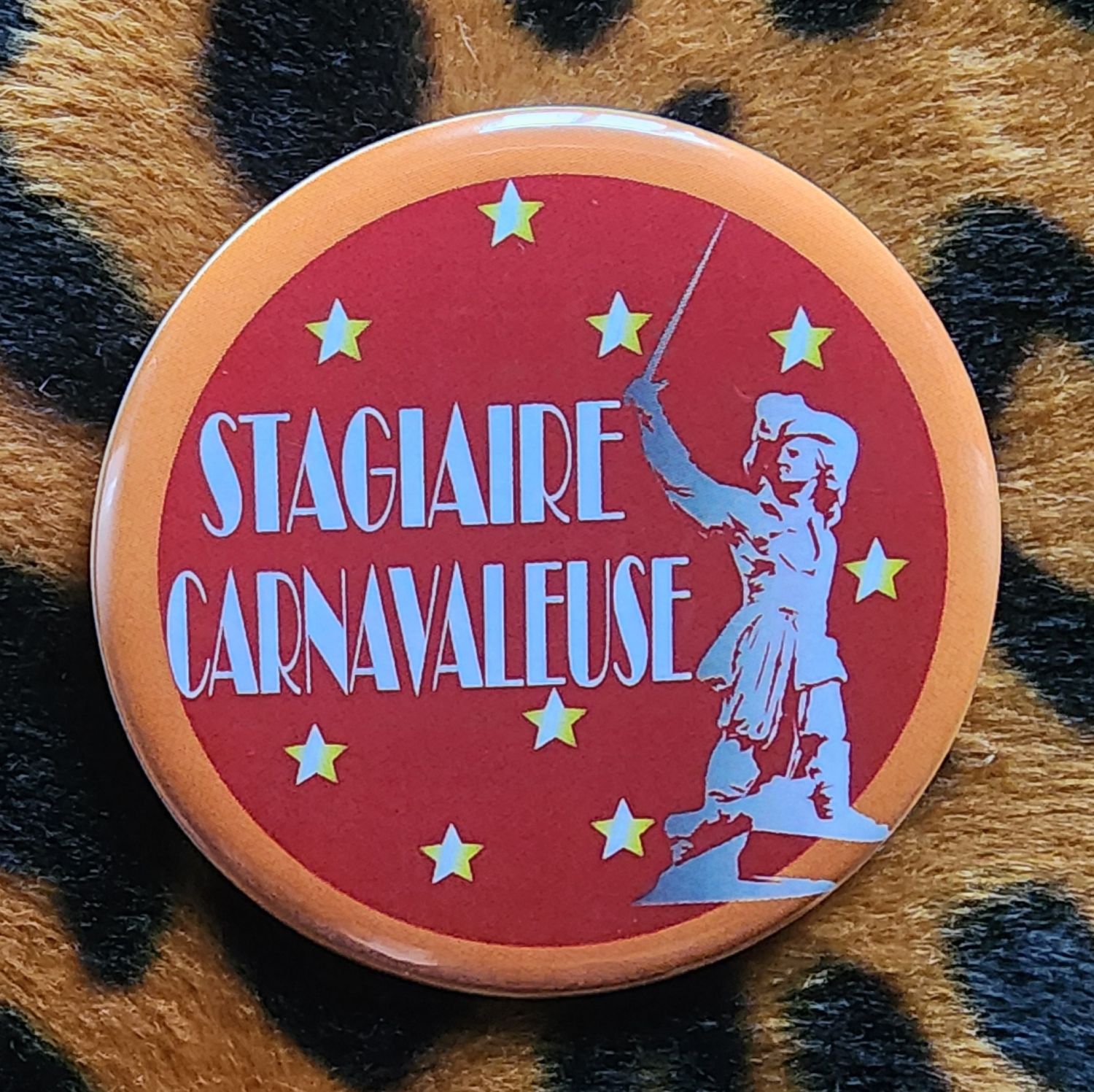 Badge stagiaire carnavaleuse