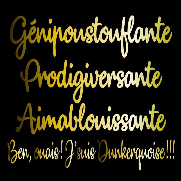 Tee-shirt femme "Génipoustouflante"